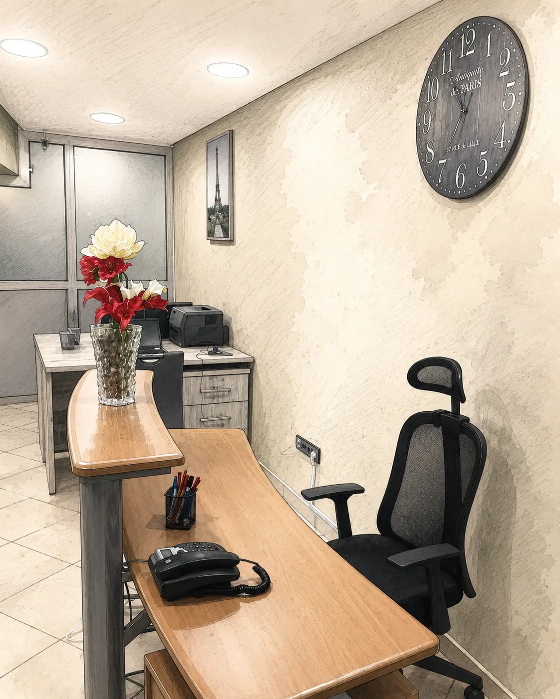 Bureau de travail